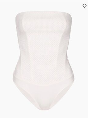 Good American Sculpting Corset Strapless Crystal Bodysuit
